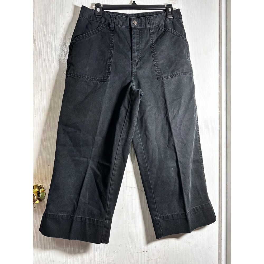 Vintage 90s Bill Bass Black Mom Jeans Size 6 Wide-Leg